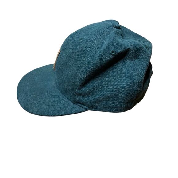 American Vintage Carhartt Made In USA Hunter Green Trucker Hat Cap - Picture 2 of 5
